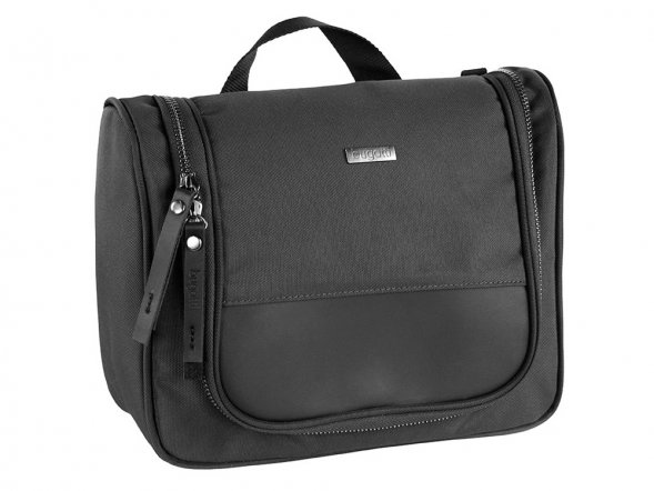 Несессер дорожный BUGATTI Contratempo, чёрный, нейлон, 26,5х10х20 см, 4 л 