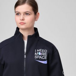 Толстовка на молнии ASTIN темно-синяя SPACE
