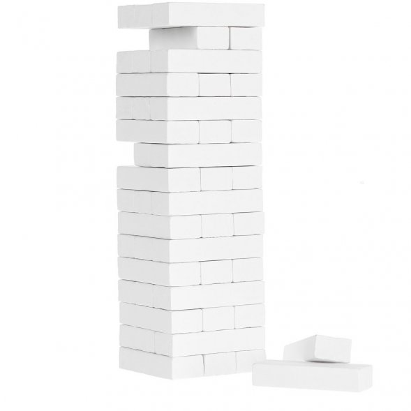 Игра «Деревянная башня Tickler», белая 