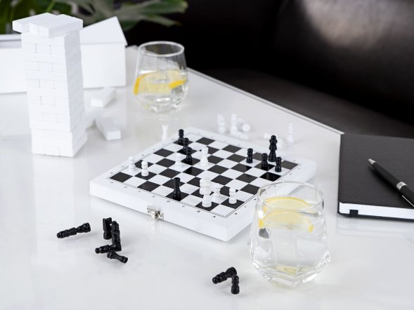 Игра «Деревянная башня Tickler», белая 