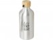 Бутылка для воды Malpeza из переработанного алюминия, 500 мл - Серебряный 