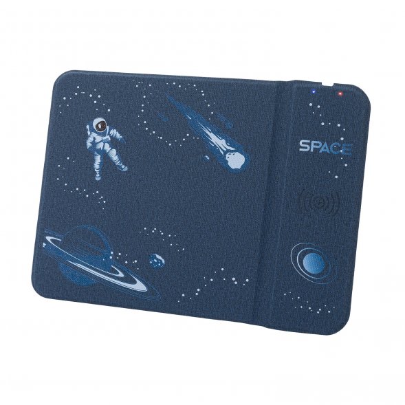 Коврик для мыши с беспроводным зарядным устройством 15W Honor, синий 