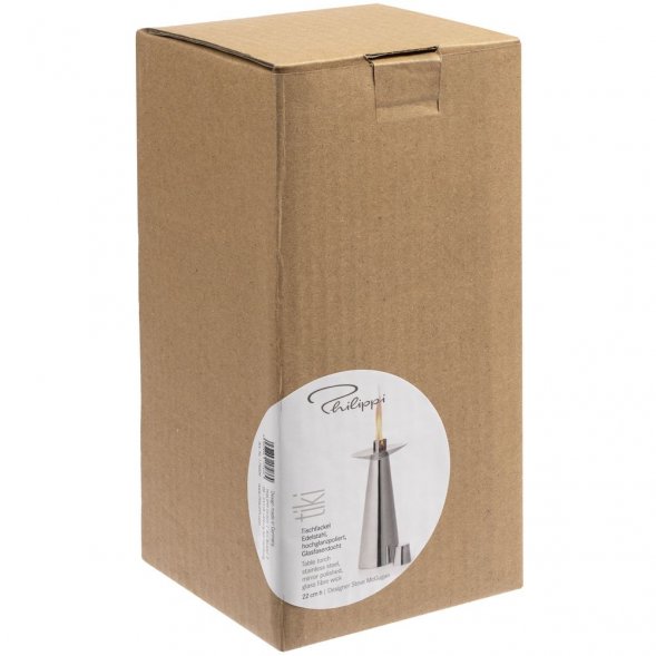 Масляная лампа Tiki, серебристая 