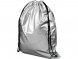 Блестящий рюкзак со шнурком Oriole, серебристый 