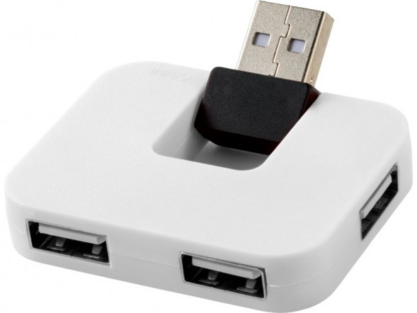 USB Hub Gaia на 4 порта, белый 