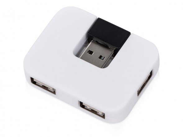 USB Hub Gaia на 4 порта, белый 