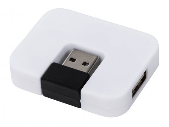 USB Hub Gaia на 4 порта, белый 