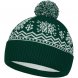 Шапка Elnik, зеленая с молочно-белым 