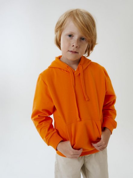 Худи детское Kirenga Kids 2.0, оранжевое 