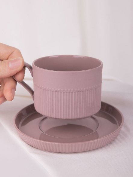 Чайная пара Pastello Moderno, розовая 