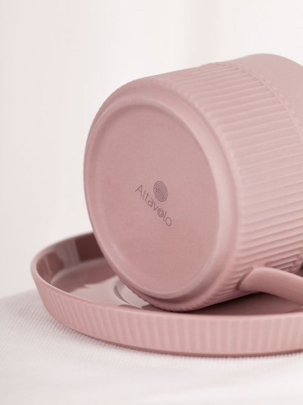 Чайная пара Pastello Moderno, розовая 