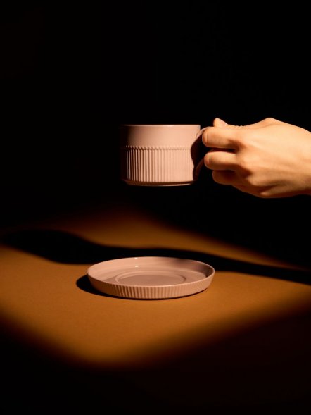 Чайная пара Pastello Moderno, розовая 