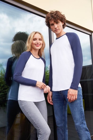 Футболка мужская с длинным рукавом Funky Lsl, белая с черным 