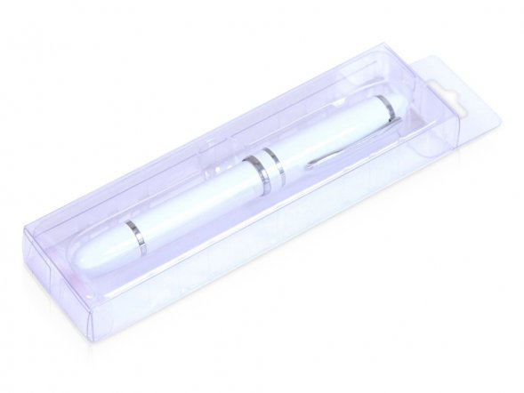 USB-флешка на 16 Гб в виде ручки с мини чипом, белый 