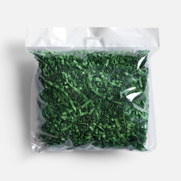 Бумажный наполнитель Chip, темно-зеленый (изумрудный) 