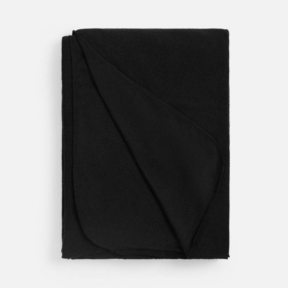 Флисовый плед Warm&amp;amp;Peace, черный 