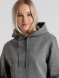 Толстовка с капюшоном унисекс King, темно-серый меланж 