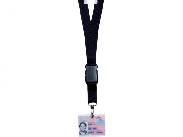 Шнурок Yogi со съемным креплением, черный 