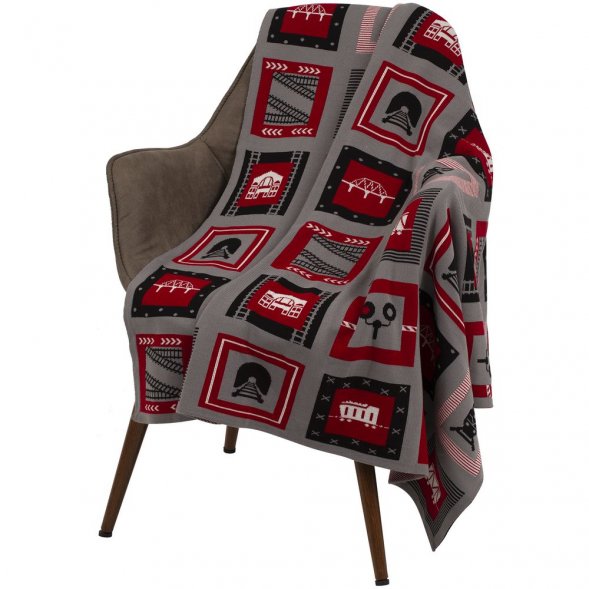 Плед Industry, железные дороги 