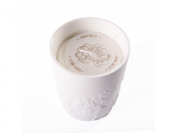 Свеча Valerie Concept CNDL FLV, белый 