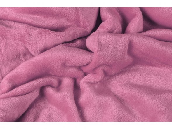 Плед мягкий флисовый Fancy, пыльно-розовый 