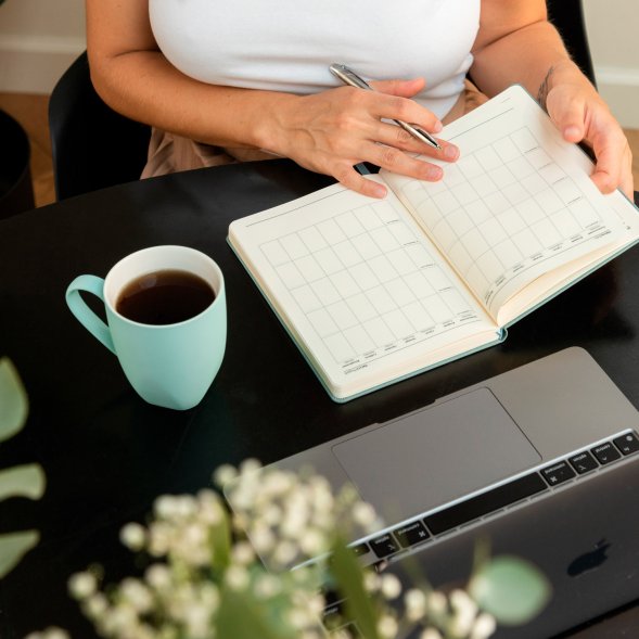 Керамическая кружка Tulip, аква 