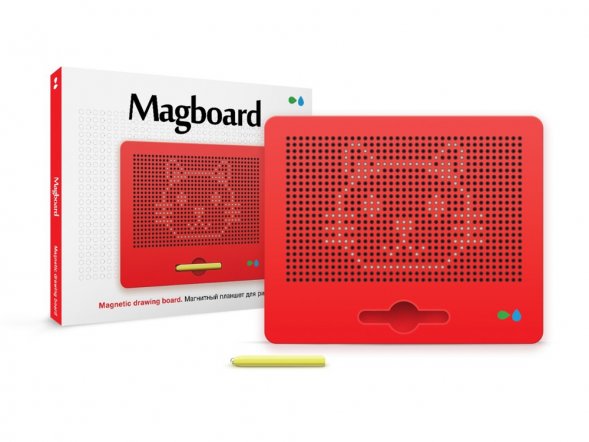 Магнитный планшет для рисования Magboard, красный 
