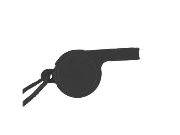 Свисток CARNIVAL с ремешком на шею, черный 