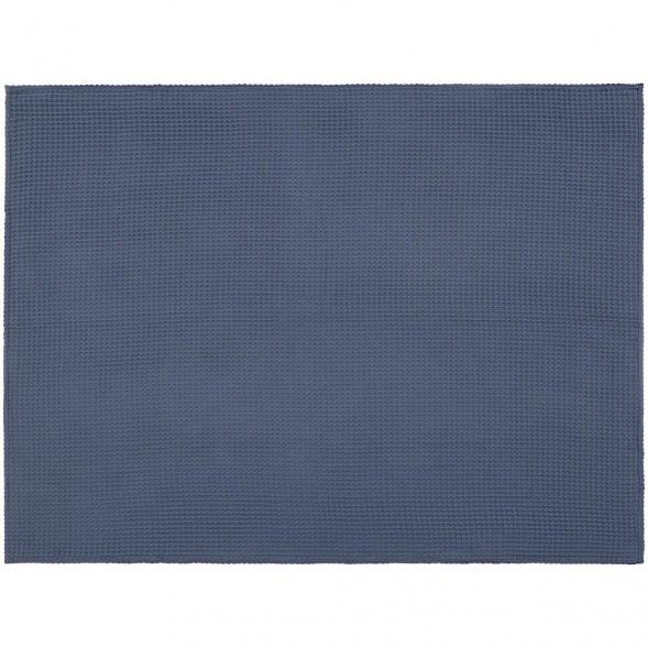 Плед Boho, темно-синий (графит) 