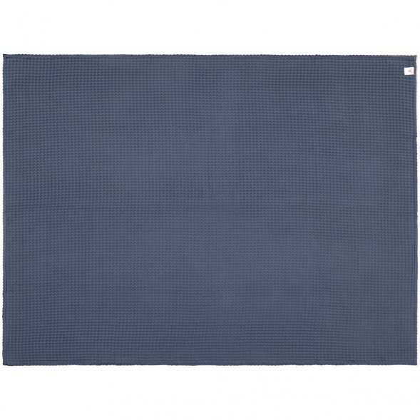 Плед Boho, темно-синий (графит) 