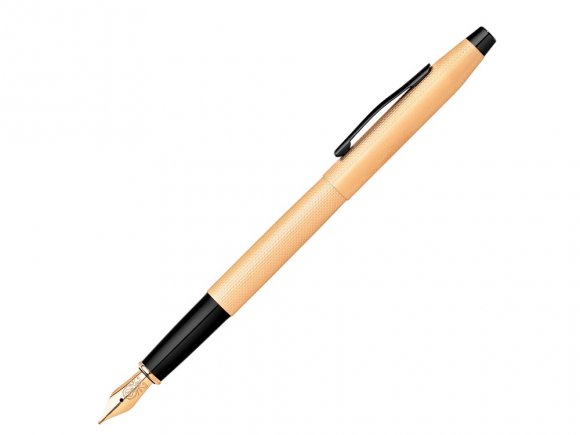 Перьевая ручка Cross Classic Century Brushed Rose Gold PVD, золотистый 