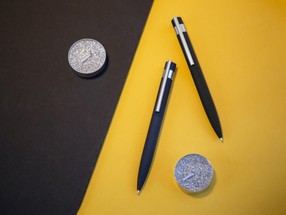 Шариковая металлическая ручка Matteo, черный 