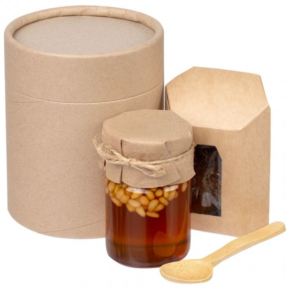Набор Honey Fields, мед с кедровыми орехами 