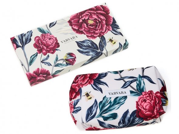 Косметичка Русские сезоны, белый. Varvara 