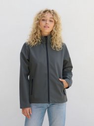 Куртка софтшелл с капюшоном женская Race Women, ярко-синяя (royal)