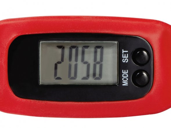 Наручные часы с шагомером Ridley, красный 