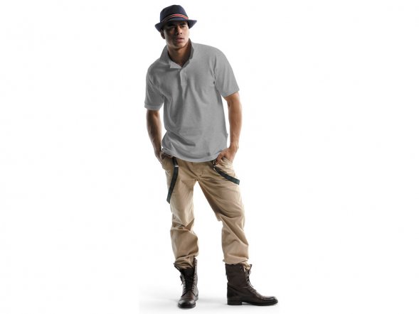 Рубашка поло Forehand мужская, серый 