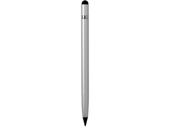 Вечный карандаш Eternal со стилусом и ластиком, серебристый 