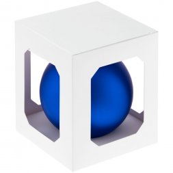 Оформительский шар Finery, 10 см, матовый синий