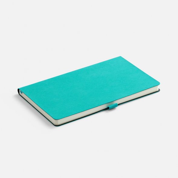 Ежедневник Lungo, недатированный, бирюзовый 