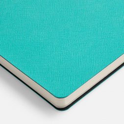 Ежедневник Lungo, недатированный, бирюзовый