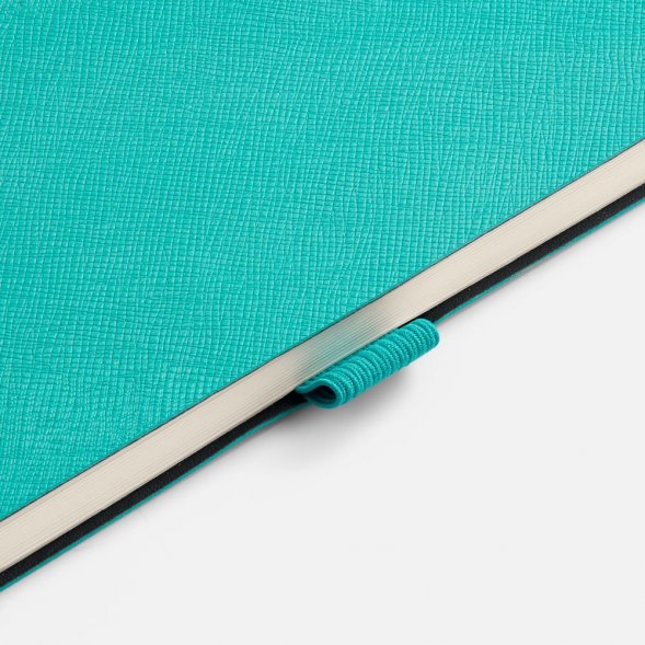 Ежедневник Lungo, недатированный, бирюзовый 