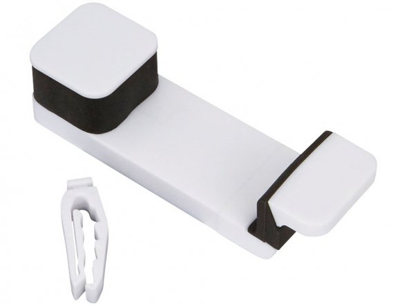 Подставка под мобильный телефон Holder-WH, белый/черный 