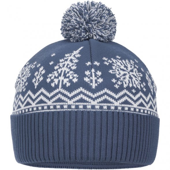 Шапка Elnik, серая с молочно-белым 