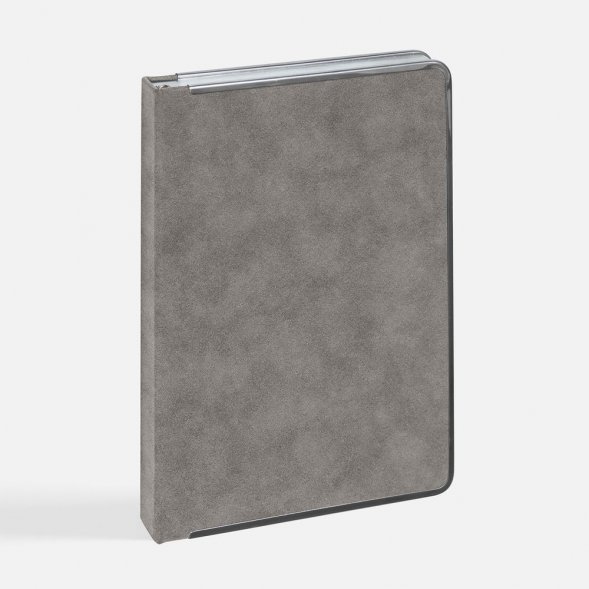 Ежедневник Metal Frame на заказ, датированный, серый 