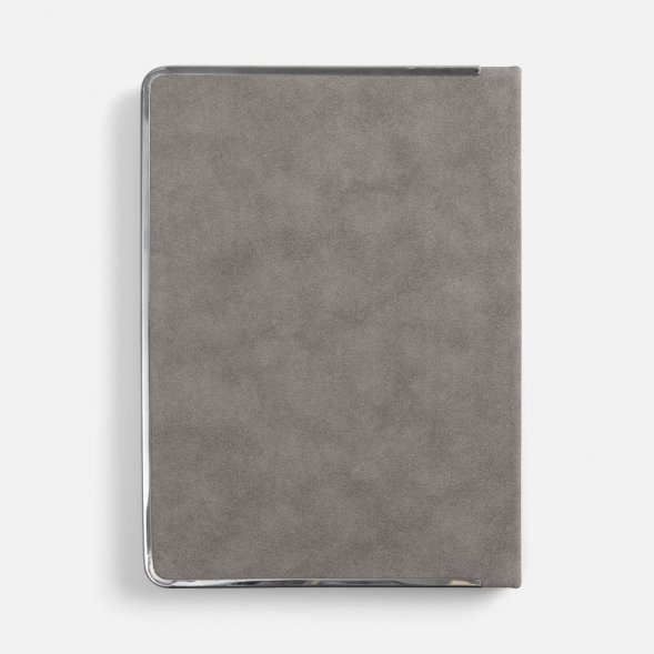 Ежедневник Metal Frame на заказ, датированный, серый 