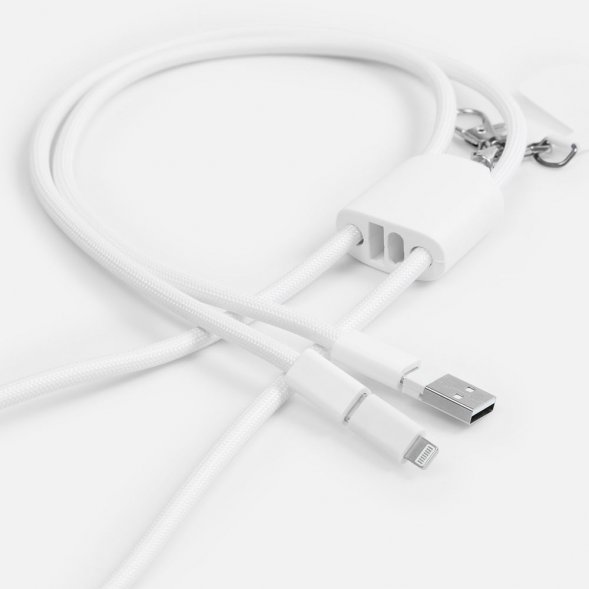 Кабель-ланьярд energyFlex Pro, белый 