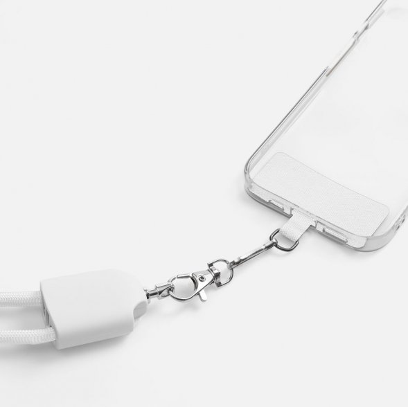 Кабель-ланьярд energyFlex Pro, белый 