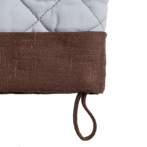 Прихватка-рукавица Keep Palms, серо-голубая 