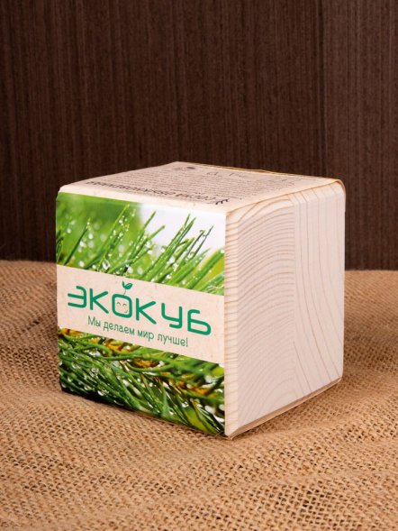 Набор для выращивания «Экокуб», сосна 